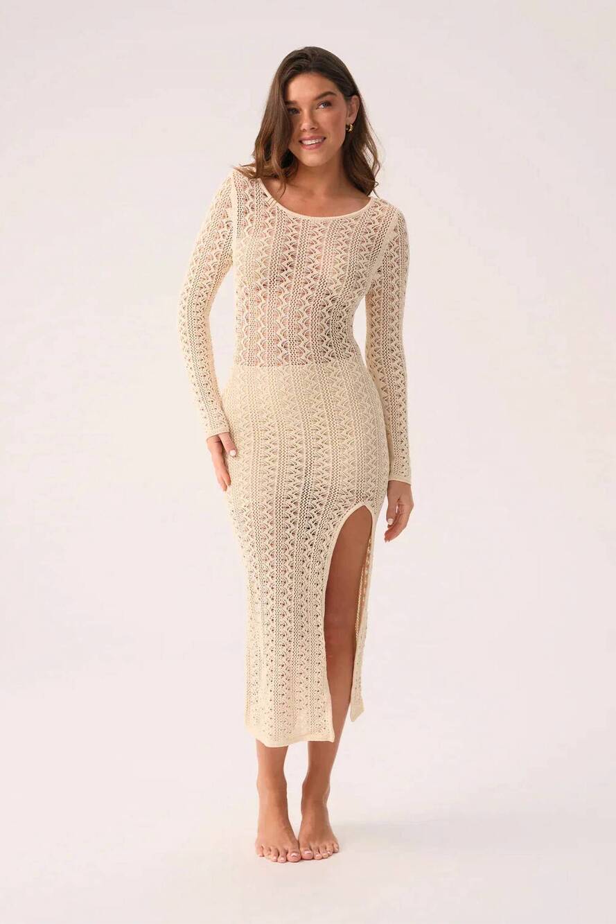 NEW PQ SWIM harley coverup in ivory